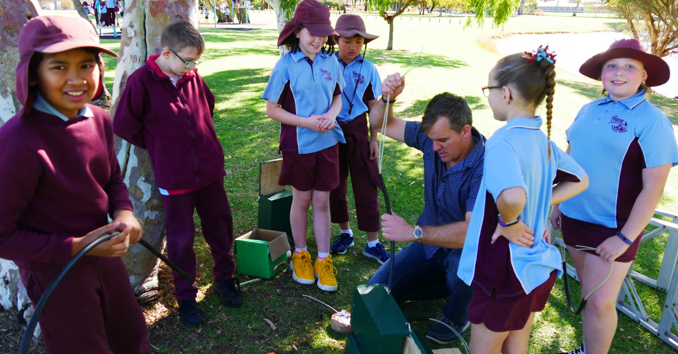 Woodworking Club Builds Microbat Boxes